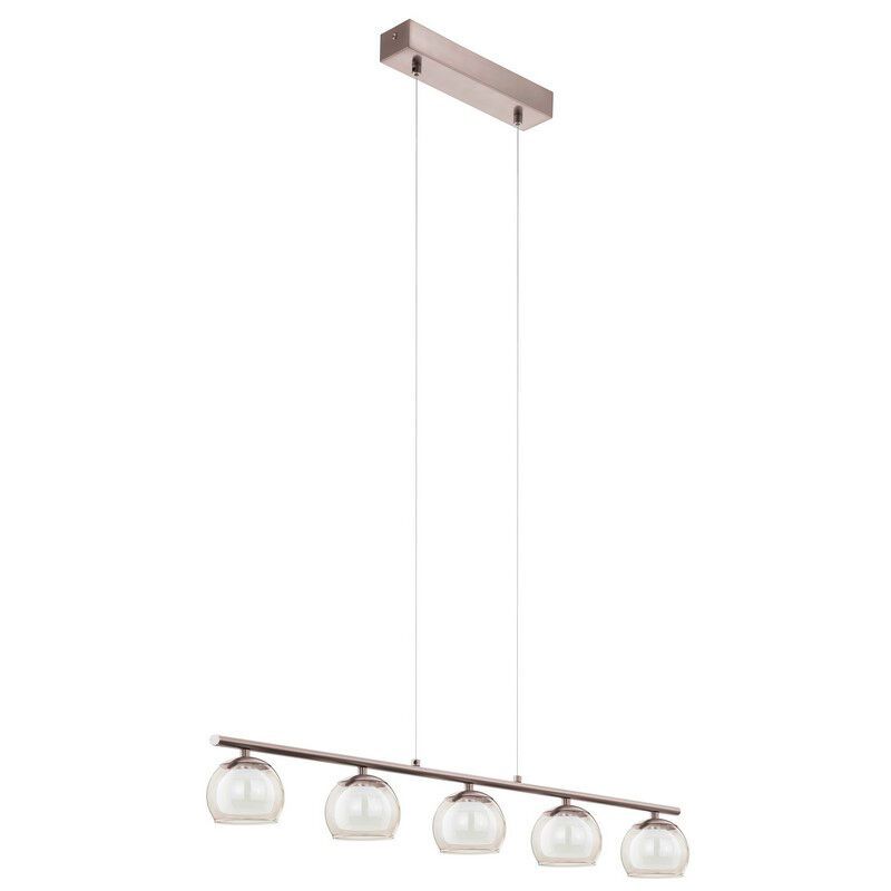 Lampada a sospensione in nichel in vetro, Riviera, 3W, 3000K LED Lampada a sospensione in nichel in vetro, Riviera, 3W, 3000K LED
