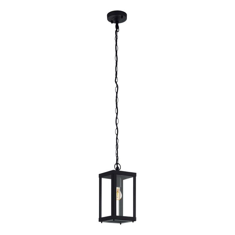 Lampada da esterno nera in acciaio, Alihan, IP44
