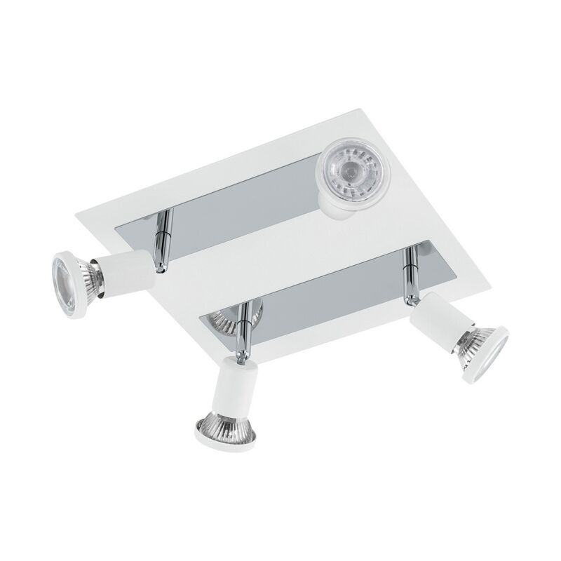 Faretto da soffitto cromato in acciaio, Tisha Faretto da soffitto cromato in acciaio, Tisha