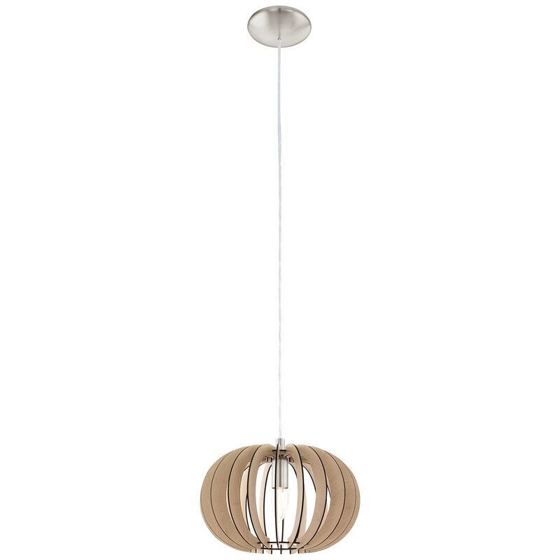 Lampada a sospensione legno rustica, Kiran