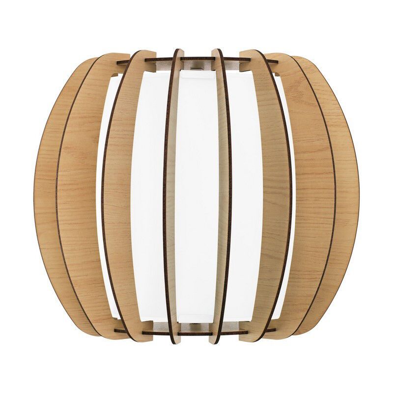 Applique da parete crema in legno, Kiran