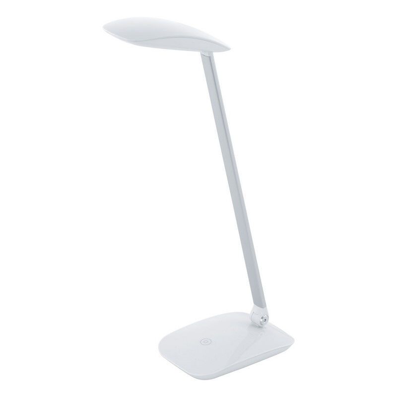 Lampada da scrivania bianca in plastica, Arslan, 5W, 4000K LED, controllo touch