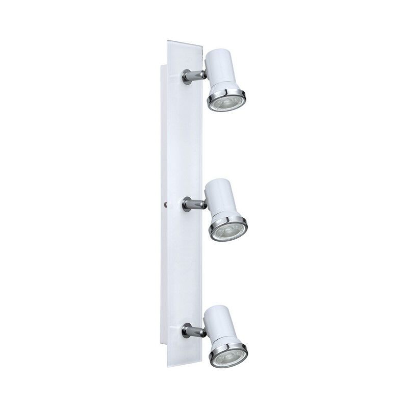 Faretto da soffitto cromato in vetro, Jasmijn, IP44 Faretto da soffitto cromato in vetro, Jasmijn, IP44