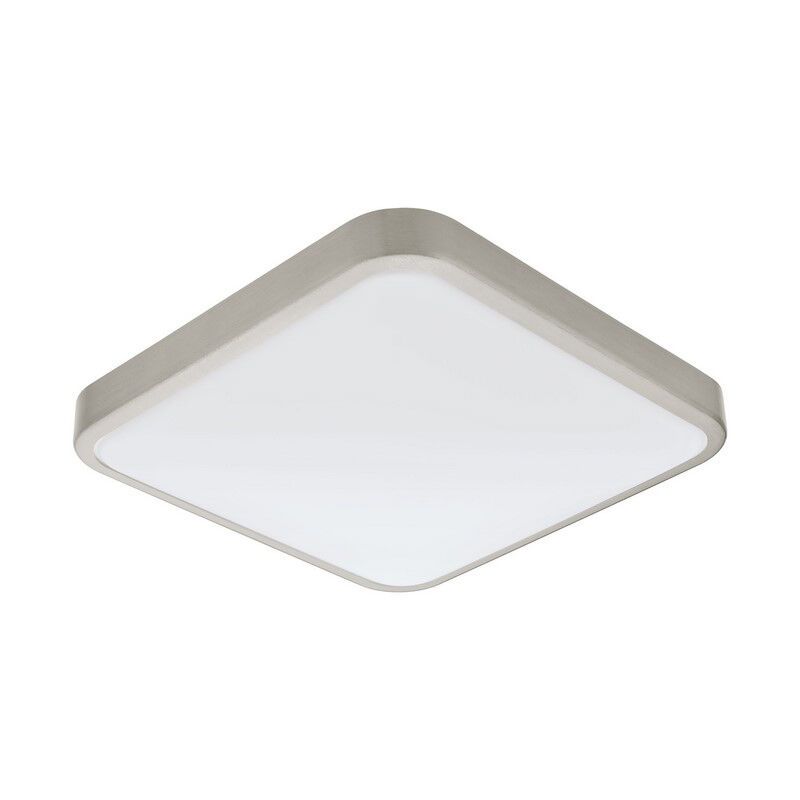 Applique da parete in nichel in plastica, Beyza, 16W, 3000K LED, IP44 Applique da parete in nichel in plastica, Beyza, 16W, 3000K LED, IP44