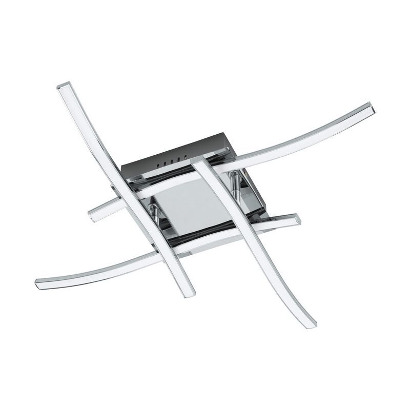 Plafoniera cromata in alluminio, Yorian, 5W, 3000K LED