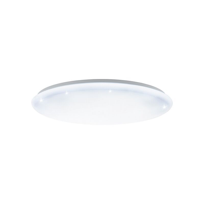 Plafoniera bianca in acciaio, Patryk, 60W, white switch LED