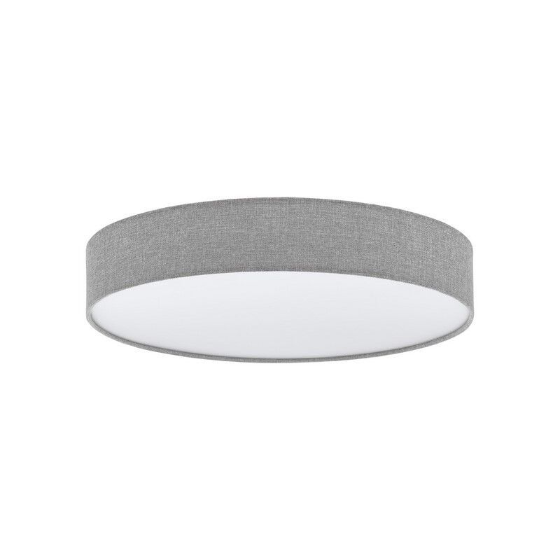 Lampada da soffitto grigia in plastica, Sila, 40W, bianco regolabile tra caldo e freddo LED, con telecomando