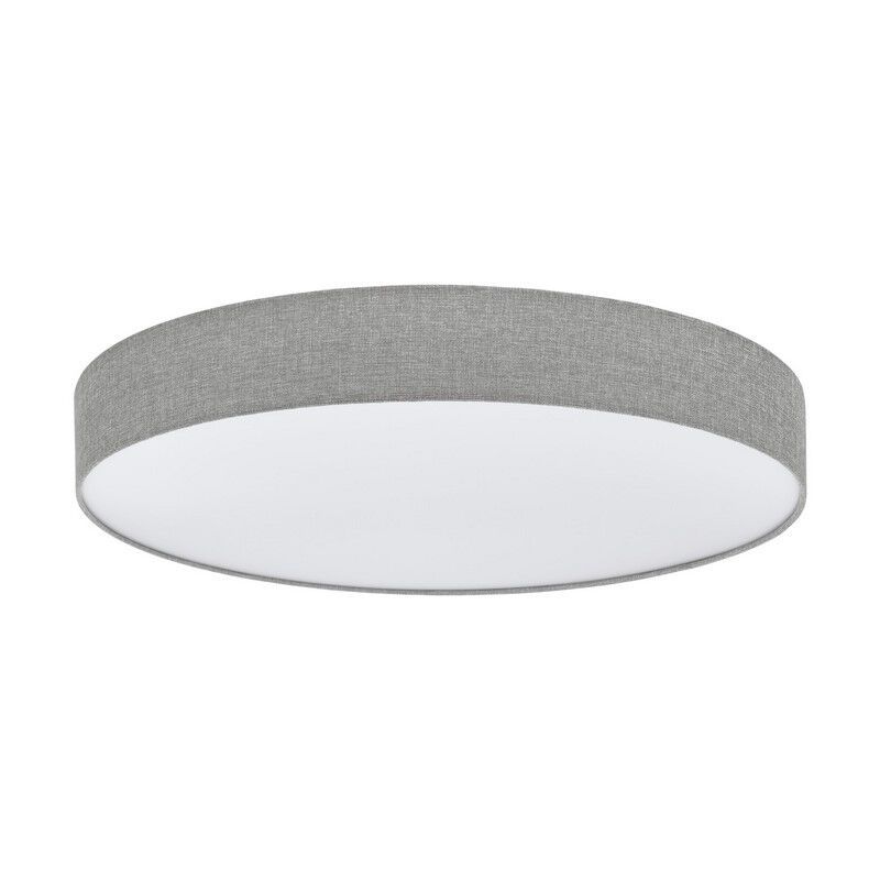 Lampada da soffitto grigia in plastica, Sila, 60W, bianco regolabile tra caldo e freddo LED, con telecomando