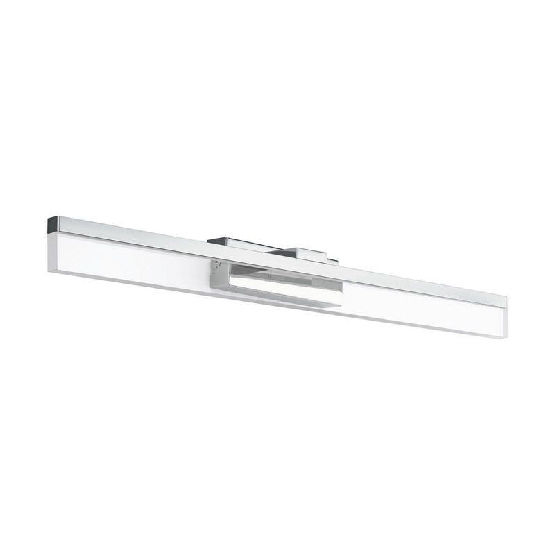 Applique da parete cromata in alluminio, Michelle, 10W, 3000K LED, IP44