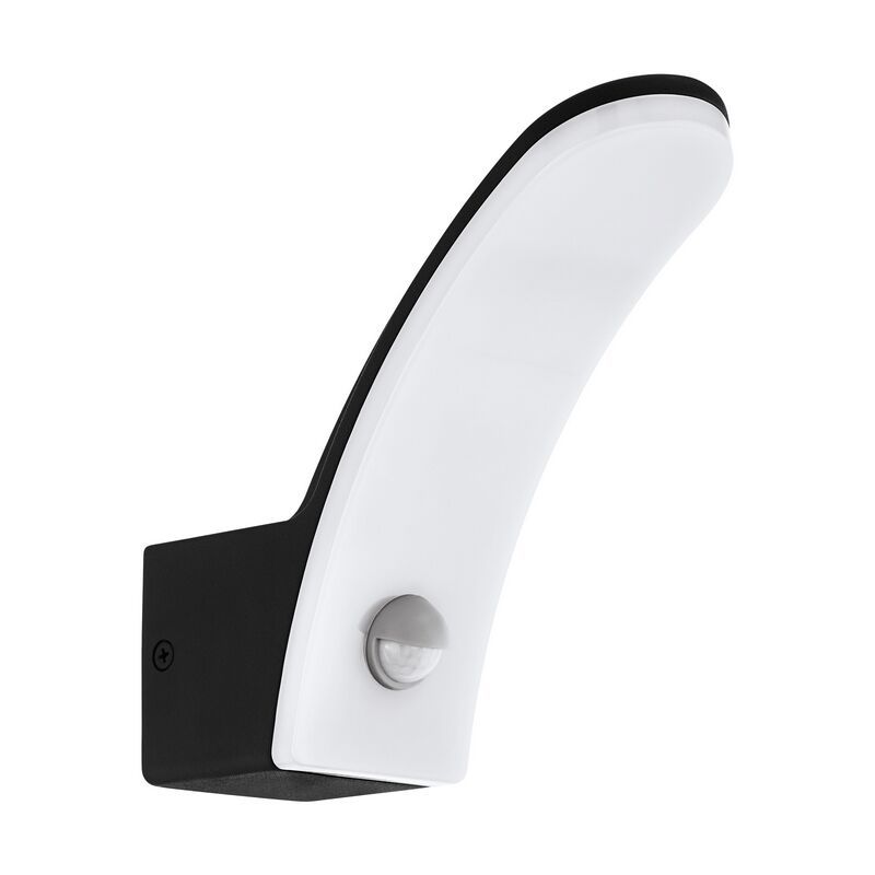 Applique da esterno con sensore di movimento nera in alluminio, Oskar, 11W, 3000K LED, IP44 Applique da esterno con sensore di movimento nera in alluminio, Oskar, 11W, 3000K LED, IP44