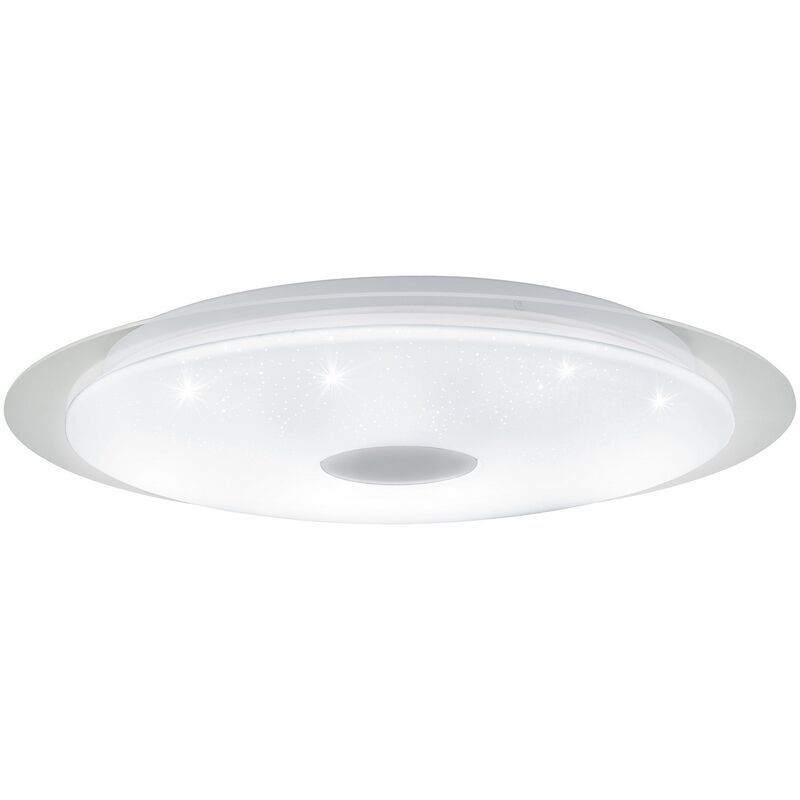Plafoniera trasparente in plastica, Jouri, 36W, colore regolabile LED