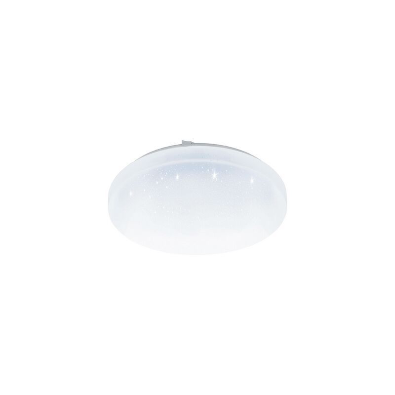 Plafoniera bianca in acciaio, Eloise, 12W, colore regolabile LED, IP44
