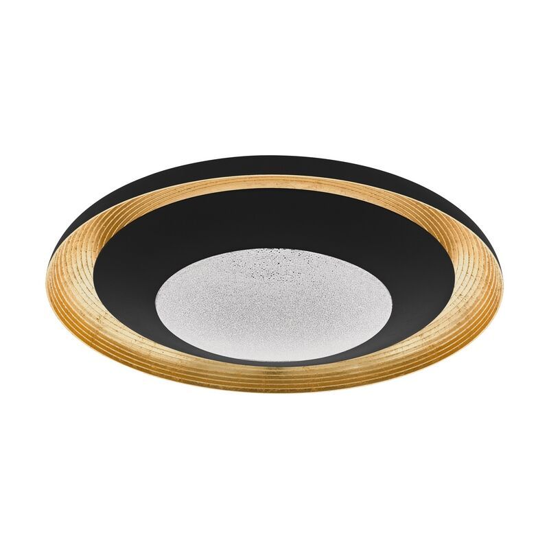 Plafoniera dorata in plastica, Maddy, 24W, colore regolabile LED Plafoniera dorata in plastica, Maddy, 24W, colore regolabile LED