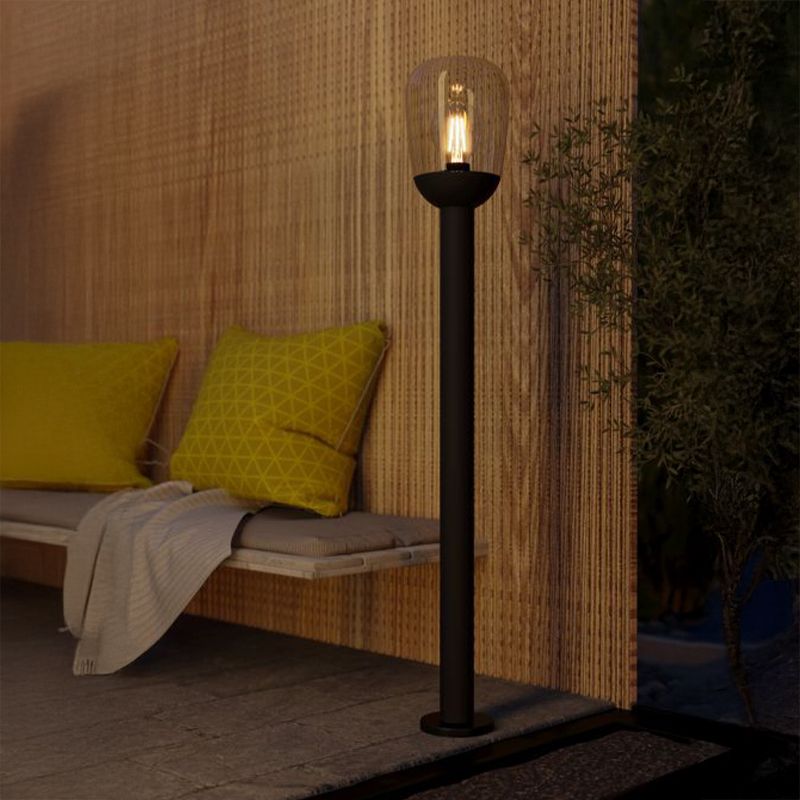 Lampada da esterno nero in alluminio, Kerwin, IP44