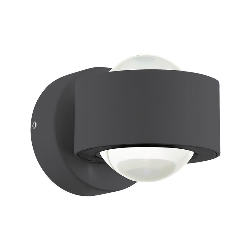 Lampada da esterno antracite in alluminio, Lyn, 2W, 3000K LED, IP44 Lampada da esterno antracite in alluminio, Lyn, 2W, 3000K LED, IP44