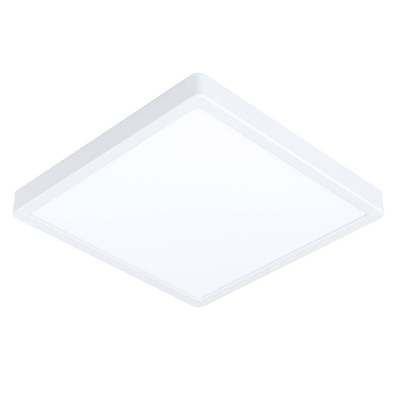 Plafoniera smart bianca in plastica, Geraldo, 19,5W, bianco regolabile tra caldo e freddo LED, IP44