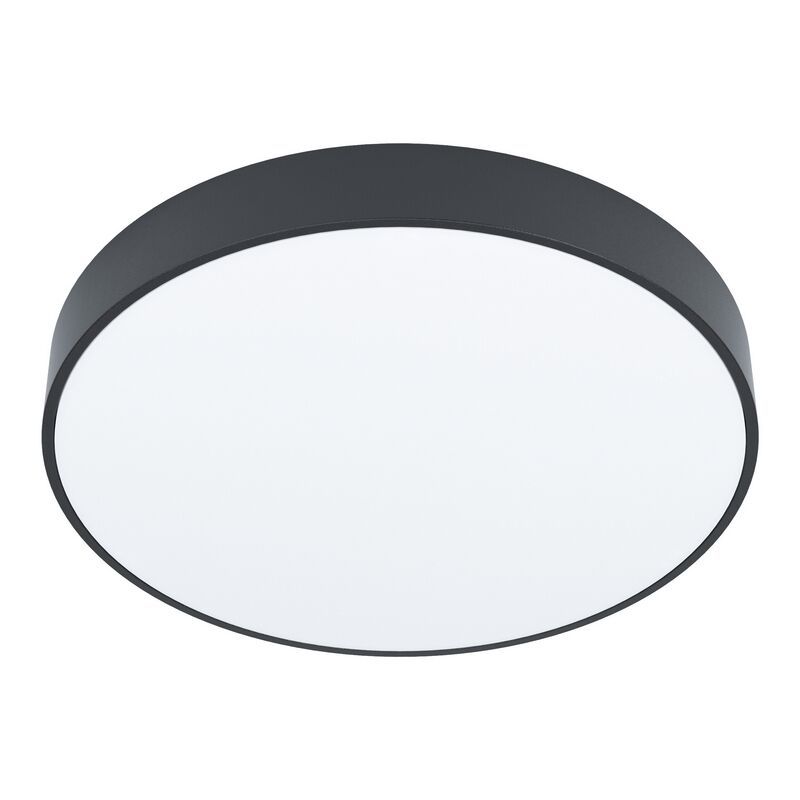 Faretto da superficie nero in acciaio, Zippora, 18W, colore regolabile LED Faretto da superficie nero in acciaio, Zippora, 18W, colore regolabile LED