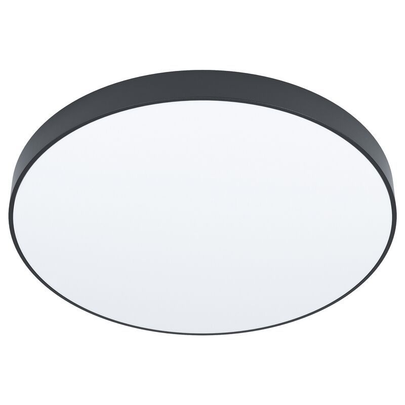 Faretto da superficie nero in acciaio, Zippora, 24W, colore regolabile LED Faretto da superficie nero in acciaio, Zippora, 24W, colore regolabile LED