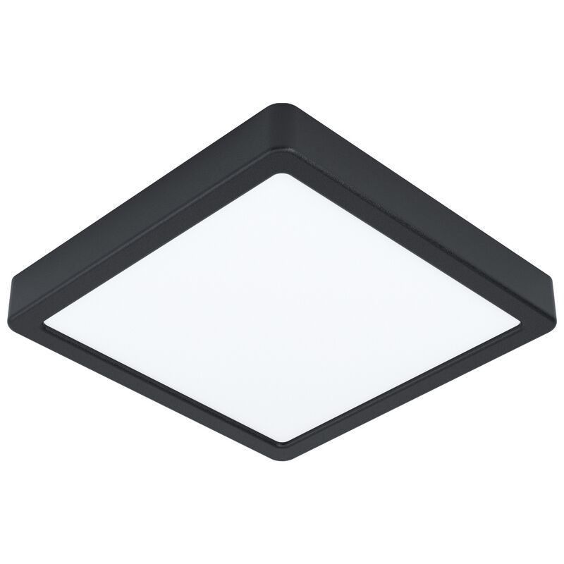 Lampada da soffitto nera in acciaio, Pascale, 16W, 3000K LED