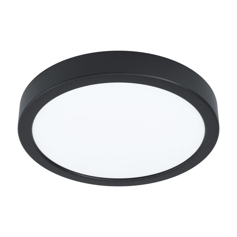 Lampada da soffitto nera in acciaio, Pascale, 16W, 3000K LED