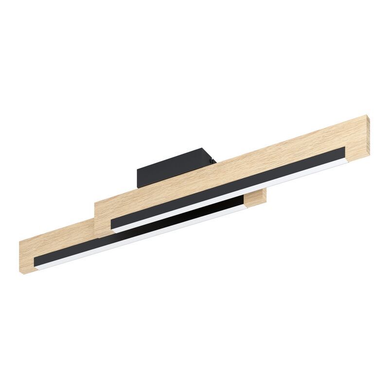 Plafoniera in legno marrone, Ludovica, 10W, 3000K LED