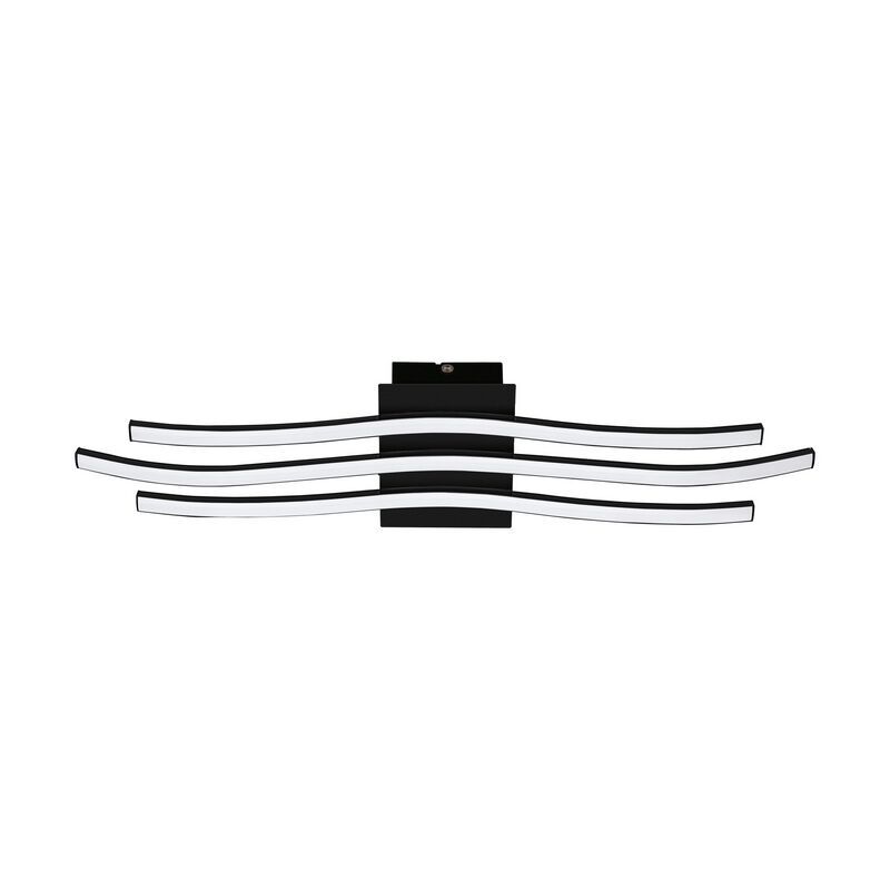 Plafoniera nera in alluminio, Therese, 21W, 3000K LED Plafoniera nera in alluminio, Therese, 21W, 3000K LED