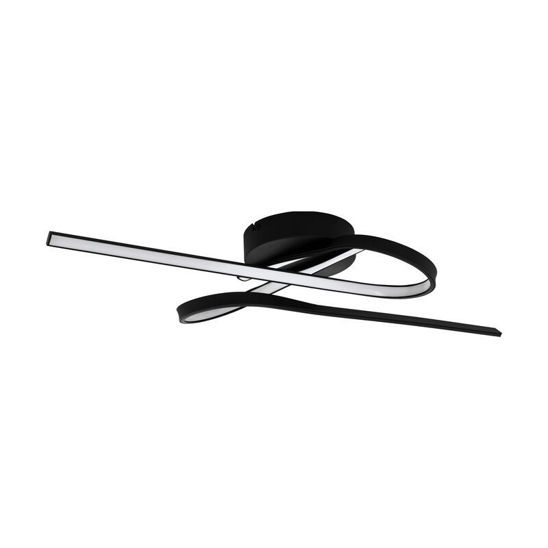 Plafoniera nera in alluminio, Tinus, 21W, 3000K LED Plafoniera nera in alluminio, Tinus, 21W, 3000K LED