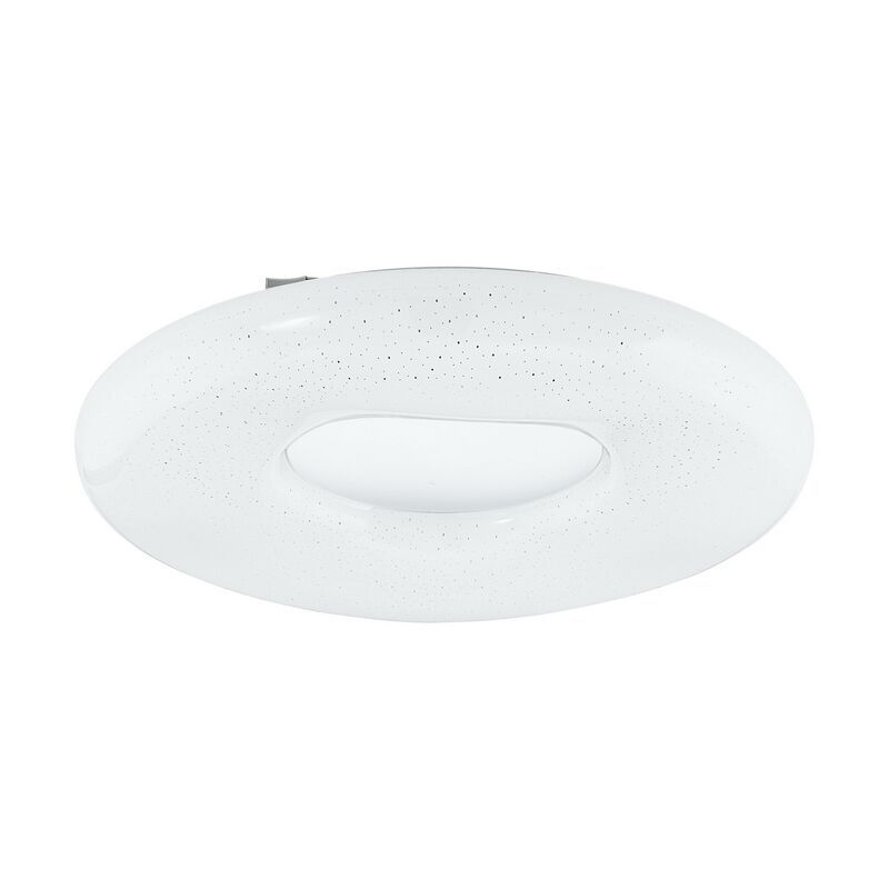 Plafoniera bianca in acciaio, Ziya, 24W, colore regolabile LED
