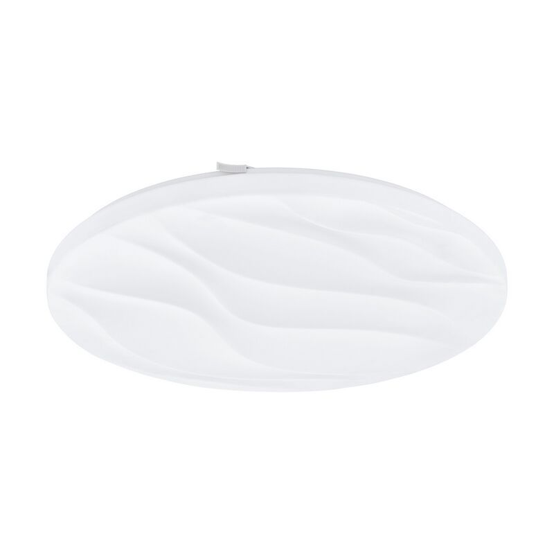 Plafoniera bianca in acciaio, Aniel, 22W, 3000K LED