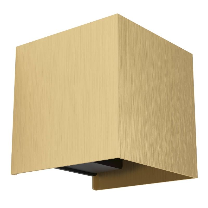 Applique da parete gialla in alluminio, Odile, 1,5W, 3000K LED