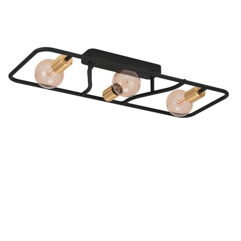 Plafoniera dorata in alluminio, Jaron Plafoniera dorata in alluminio, Jaron