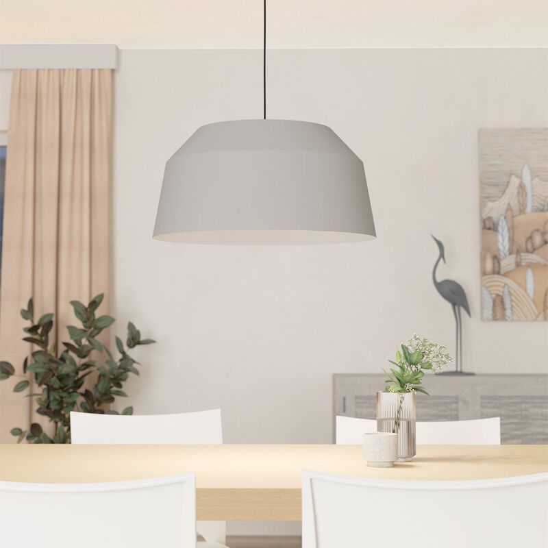 Lampada a sospensione grigia in alluminio, Teddie Lampada a sospensione grigia in alluminio, Teddie