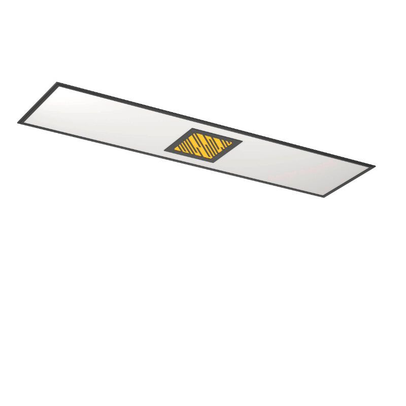 Lampada da soffitto nera in alluminio, Vinesh, 35W, bianco regolabile tra caldo e freddo LED, dimmer in 3 fasi Lampada da soffitto nera in alluminio, Vinesh, 35W, bianco regolabile tra caldo e freddo LED, dimmer in 3 fasi