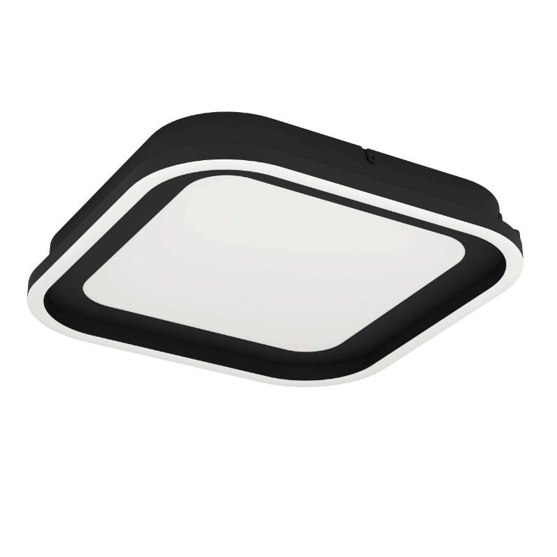 Lampada da soffitto nera in alluminio, Thijn, 11W, bianco regolabile tra caldo e freddo LED, dimmer in 3 fasi Lampada da soffitto nera in alluminio, Thijn, 11W, bianco regolabile tra caldo e freddo LED, dimmer in 3 fasi