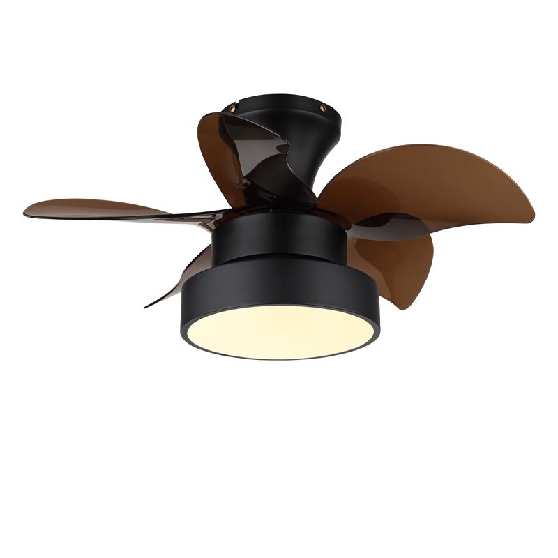 Ventilatore da soffitto in nichel metallo, Mahmut, 22W, white switch LED, con telecomando