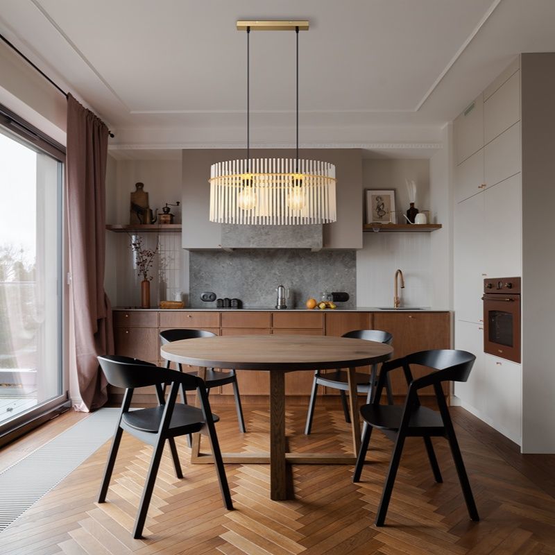 Lampada a sospensione bianca in vetro, Genelva