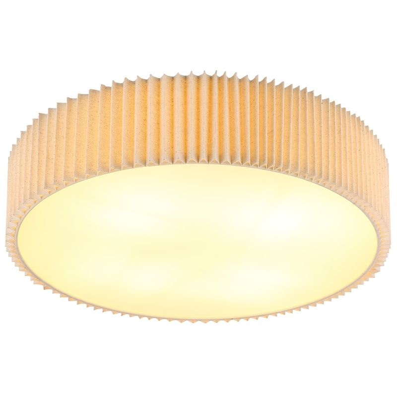 Lampada da soffitto beige in tessuto, Prya Lampada da soffitto beige in tessuto, Prya