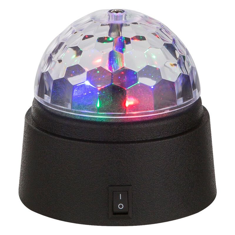 Lampada da discoteca multicolore in plastica, Laurin, 0,6W, RGB LED, con interruttore