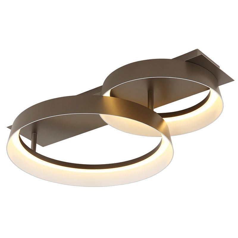 Plafoniera marrone metallo, Sybrich, 24W, 3000K LED Plafoniera marrone metallo, Sybrich, 24W, 3000K LED