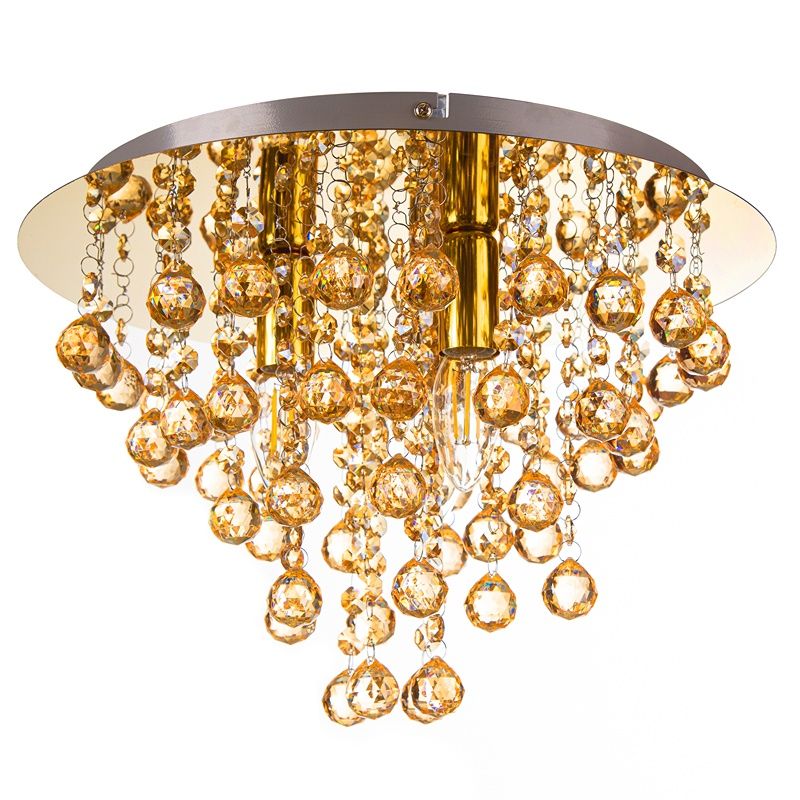 Lampada da soffitto dorata metallo, Luus