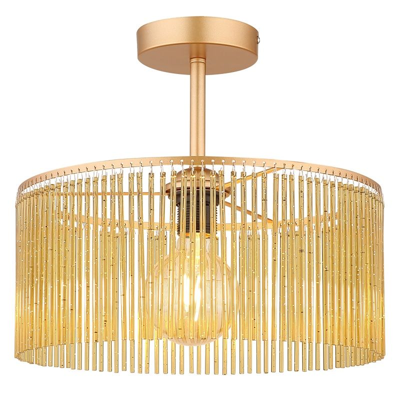 Lampada da soffitto ambrata in acrilico, Lies