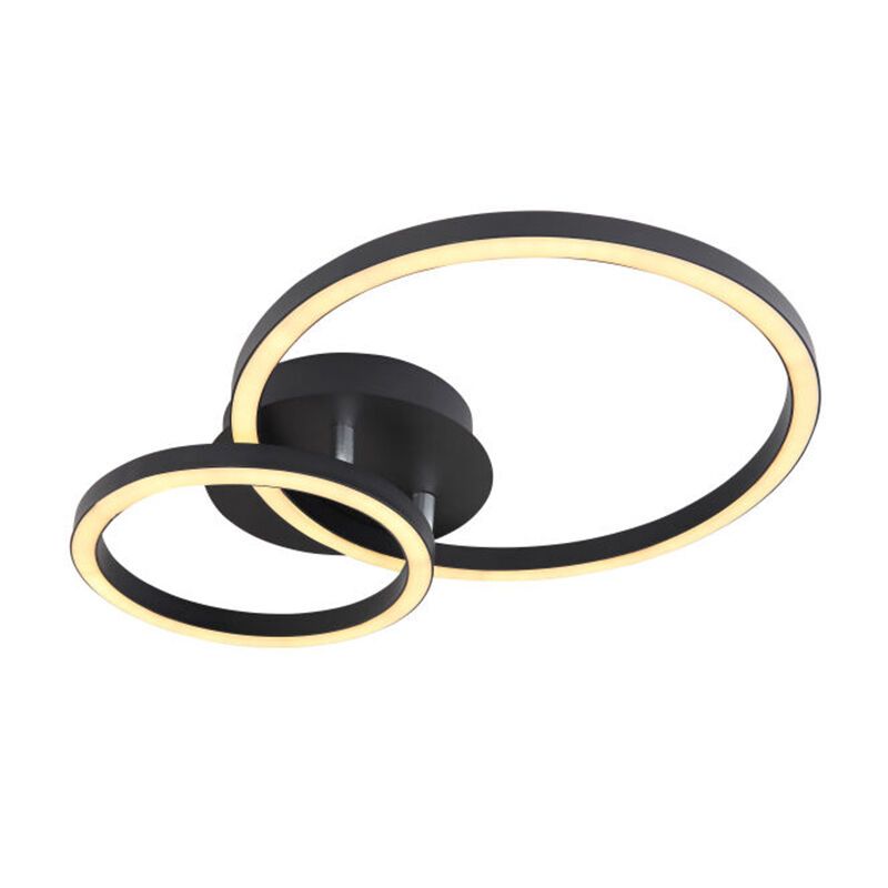 Plafoniera nera metallo, Palica, 18W, 3000K LED Plafoniera nera metallo, Palica, 18W, 3000K LED