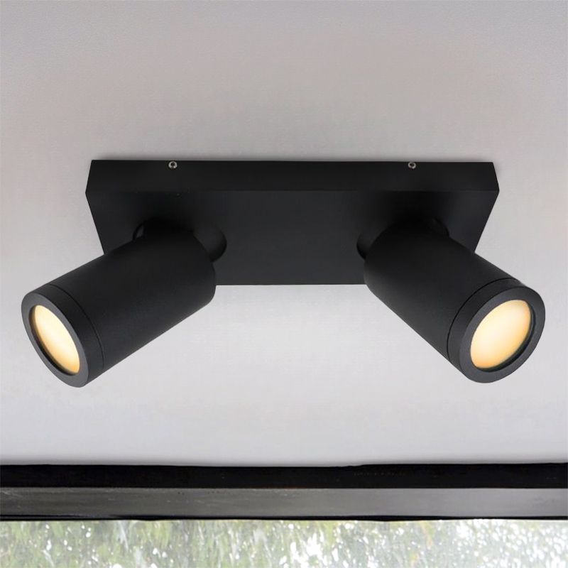 Faretto da soffitto nero moderno, Kenan, IP44