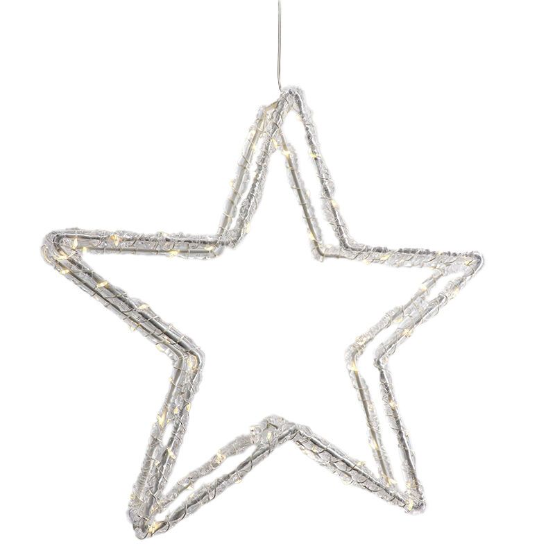 Stella di Natale a LED 80 LED bianco caldo, IP44 Stella di Natale a LED 80 LED bianco caldo, IP44