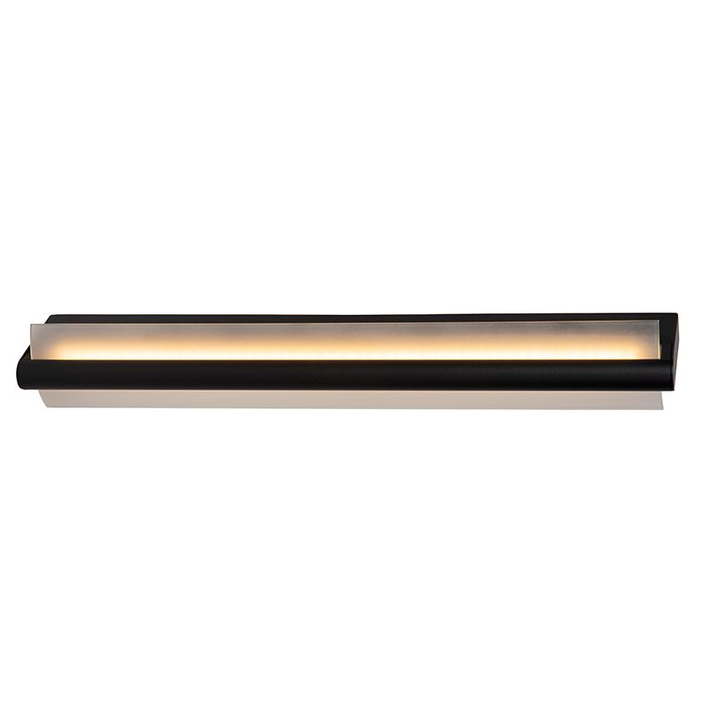 Applique per bagno moderna nera, Wanda, 19W, 3000K LED, IP44