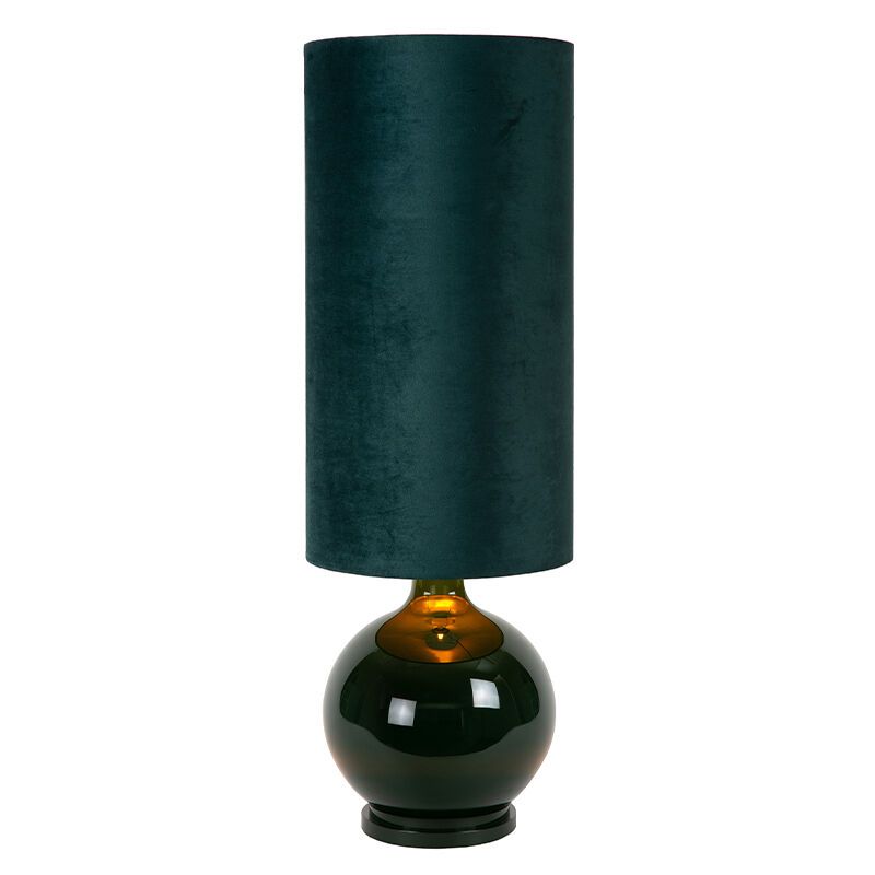 Lampada da terra retrò verde, Esterad, con interruttore Lampada da terra retrò verde, Esterad, con interruttore