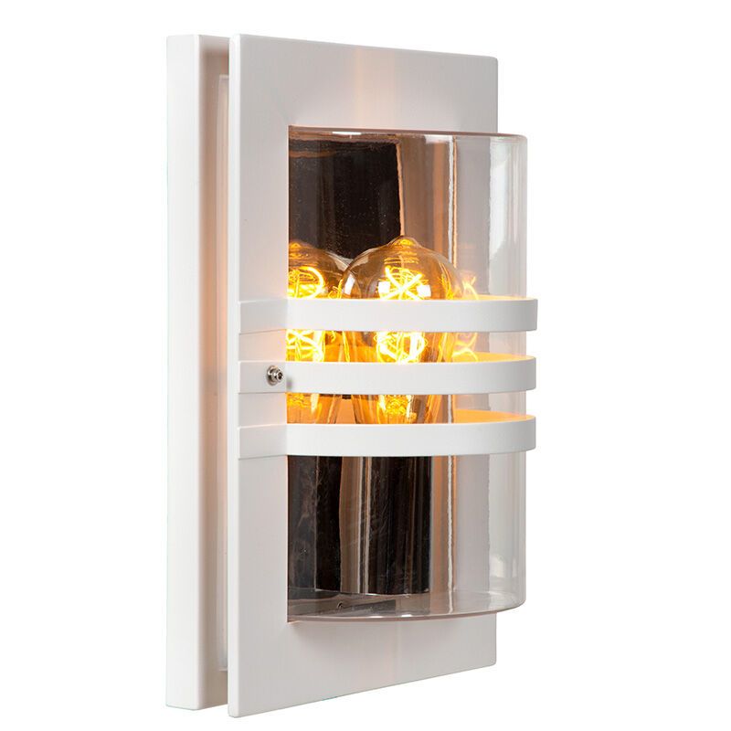 Lampada da esterno moderna bianca, Privas, IP44 Lampada da esterno moderna bianca, Privas, IP44
