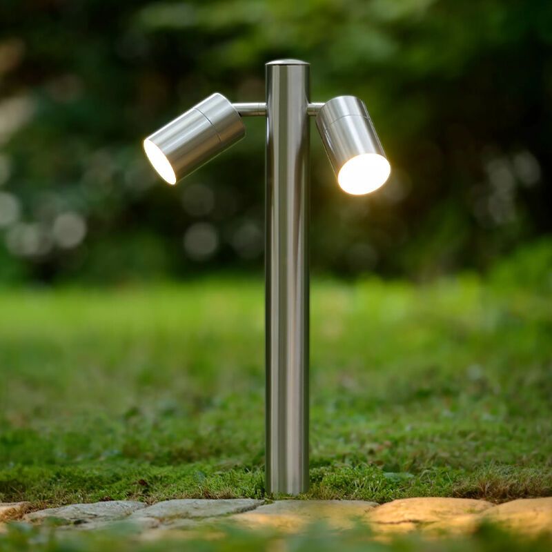 Lampada da esterno moderno cromato, Arne, IP44 Lampada da esterno moderno cromato, Arne, IP44