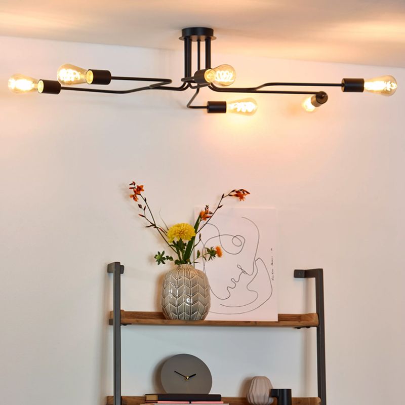 Plafoniera classica nera, Lester Plafoniera classica nera, Lester