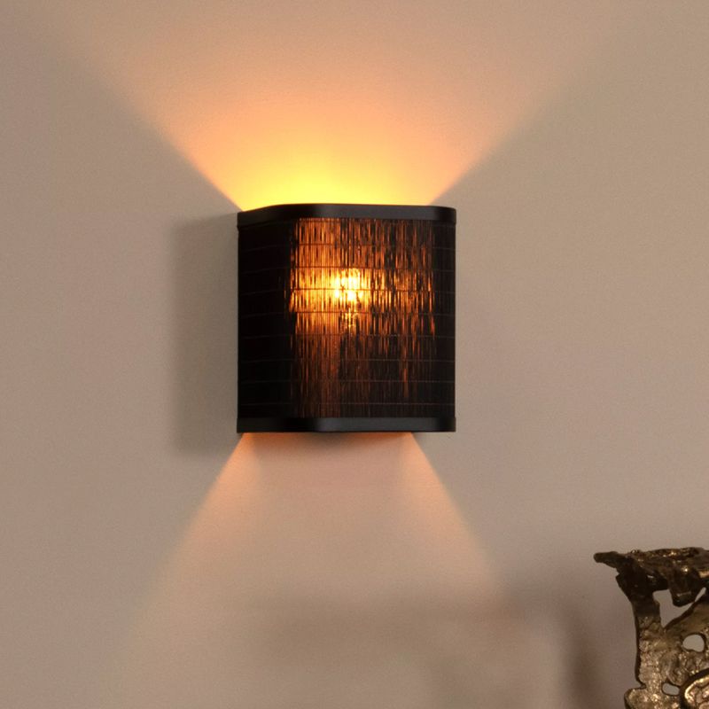 Applique da parete in bambù nera, Tagalog